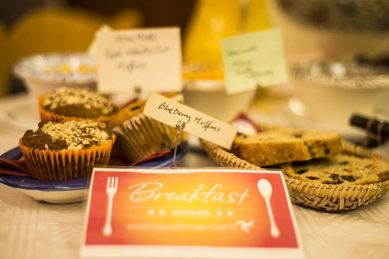 Home-made breakfast spread at The Fernleigh Bed & Breakfast
